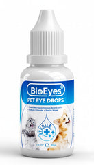 Gouttes oculaires VIVAPEE BioEyes dans la bouteille, pratique et facile à utiliser.