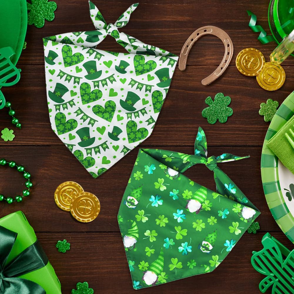 Bandana Vivifying Saint-Patrick porté lors de décorations et séances photo.