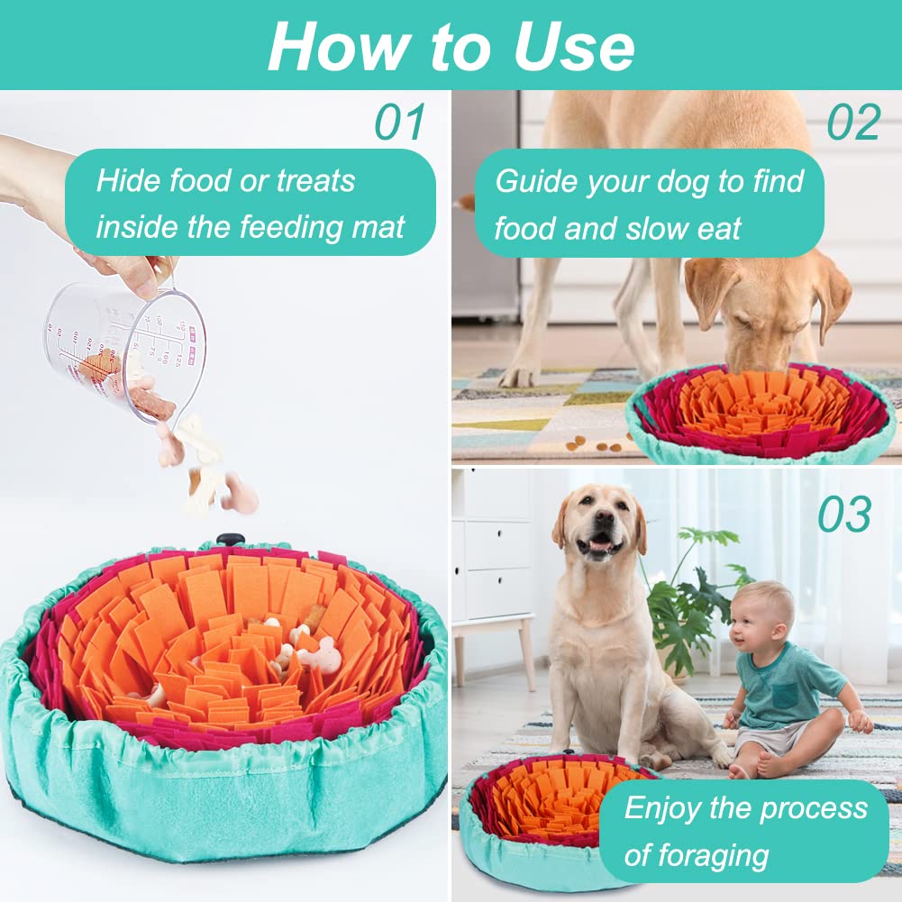 Vivifying snuffle-mat: se fixe facilement sur une chaise pour stabilité