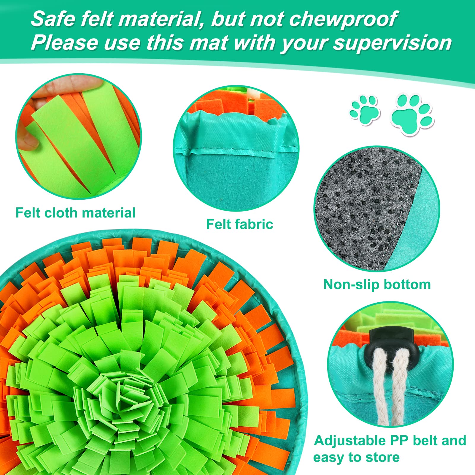 Snuffle Mat Vivifying en enrichissement interactif – exploration stimulante