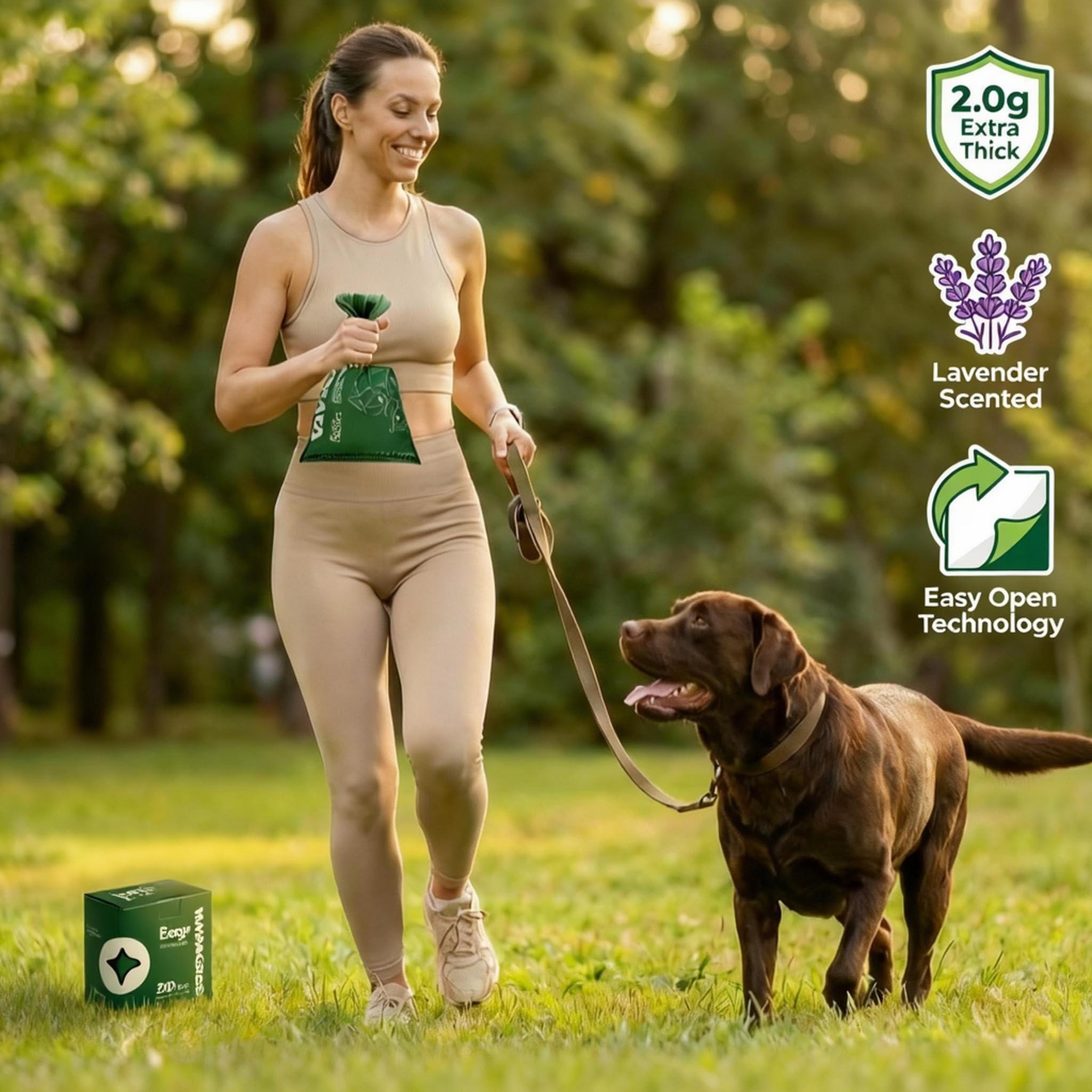 VIVIOASES sacs-caca grandes races, résistance et fiabilité lors des sorties.