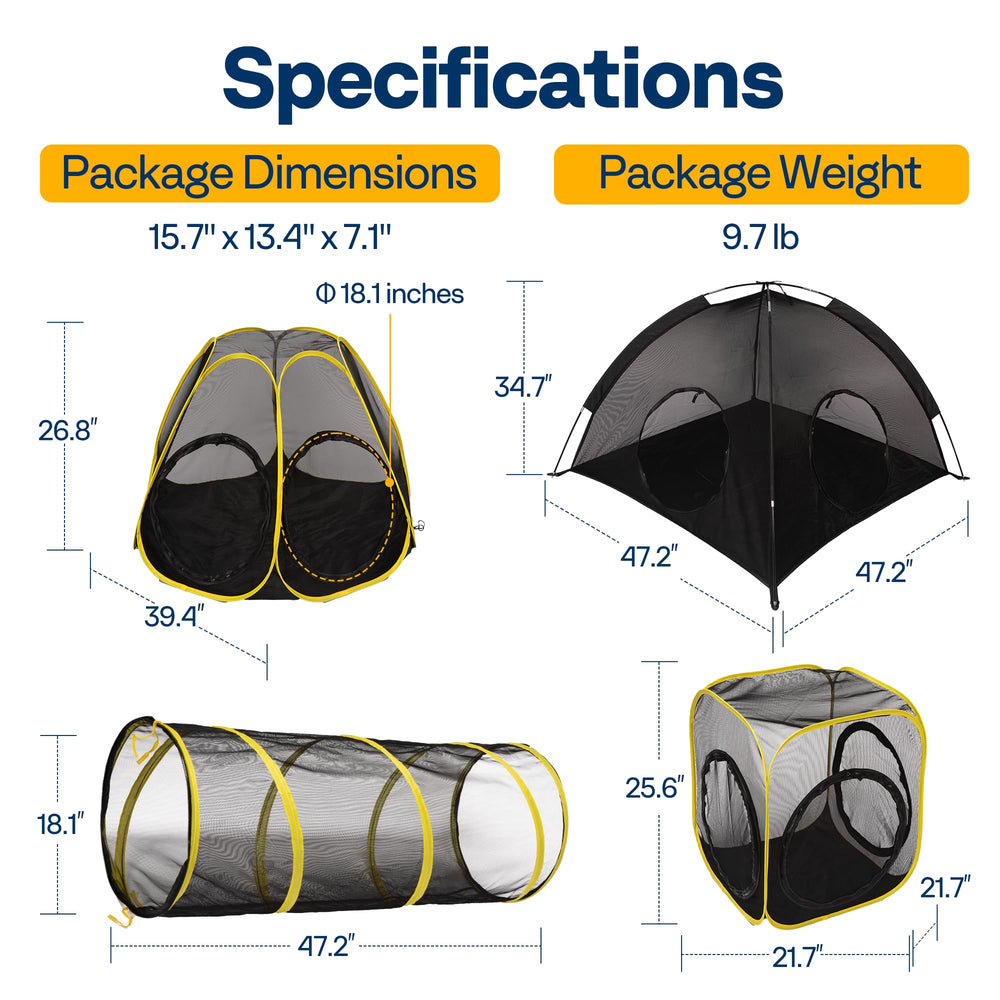 Enclos VIVOHOME pliable et facile à transporter pour vos déplacements.