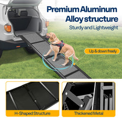 VIVOHOME rampe chien pliable : rangement compact et transport facile