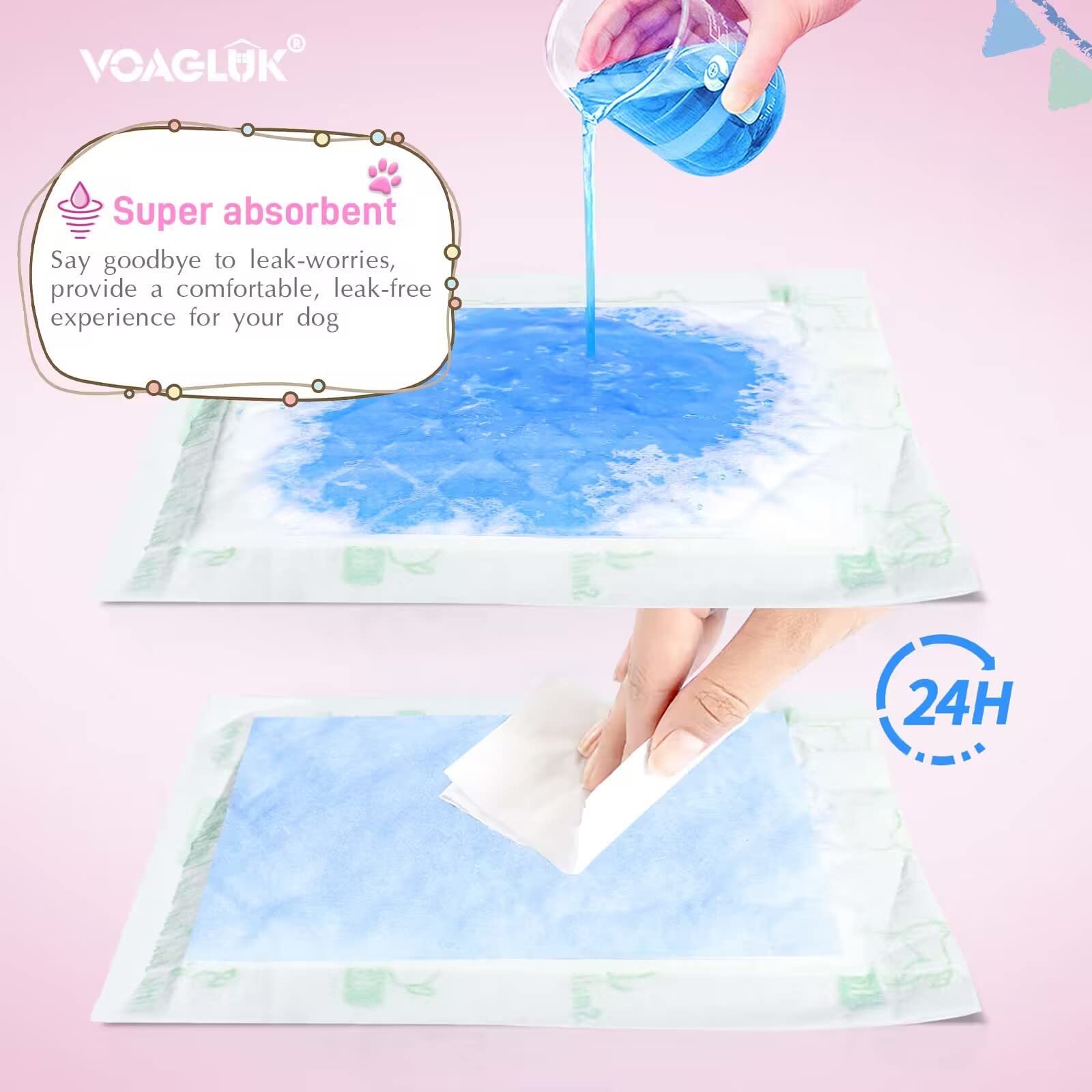 VoagLuk surface imperméable anti-fuite assure propreté et confort.
