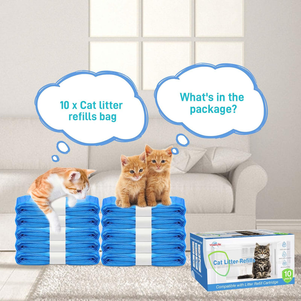 VoagLuk lot de 10 – idéal pour 1 chat ou plus, jusqu’à 8 semaines.