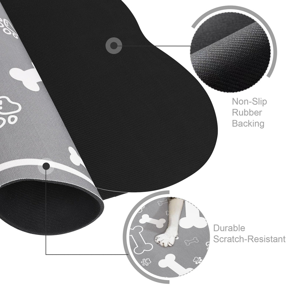 Voanos tapis antiderapant base caoutchouc: base sécurisée qui empêche les déplacements.