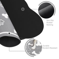 Voanos tapis antiderapant base caoutchouc: base sécurisée qui empêche les déplacements.