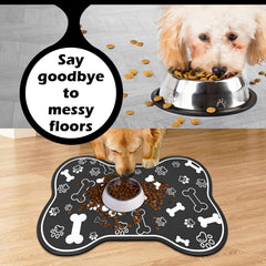 Voanos tapis lavable rapidement, nettoyage simple après les repas.