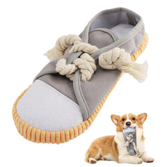 Jouet vocheer pour chien – chaussure interactive gris, stimule l'activité et l'imagination.