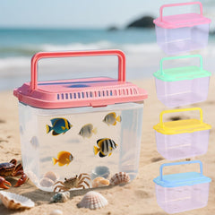 Vodolo Beach Aquarium ensemble 4 pièces, observation facile des coquillages et poissons à la plage.