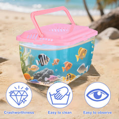 Vodolo Beach Aquarium plastique anti-choc et léger, résistant aux chutes.