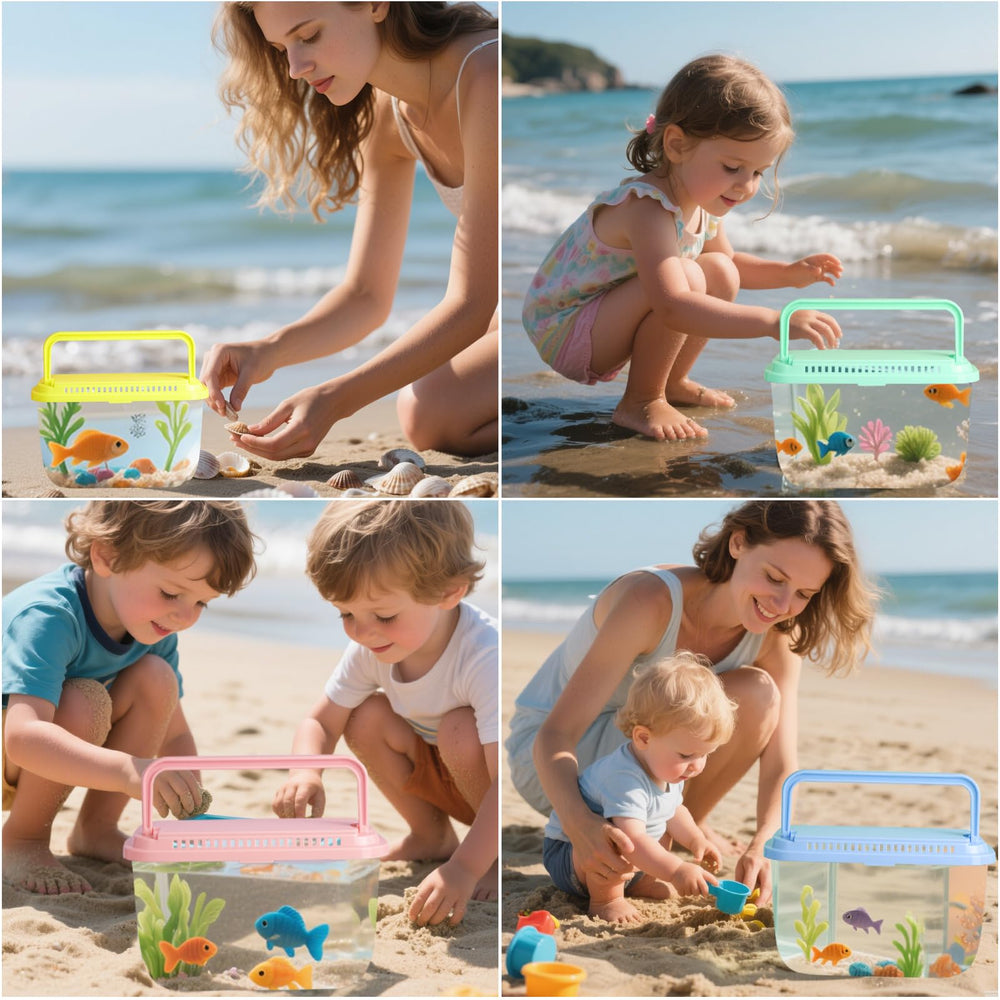 Vodolo Beach Aquarium tailles adaptées, pour jeunes enfants et plus grands.