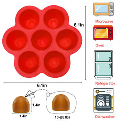 Moule silicone Vodolo a 7 trous pour friandises chien