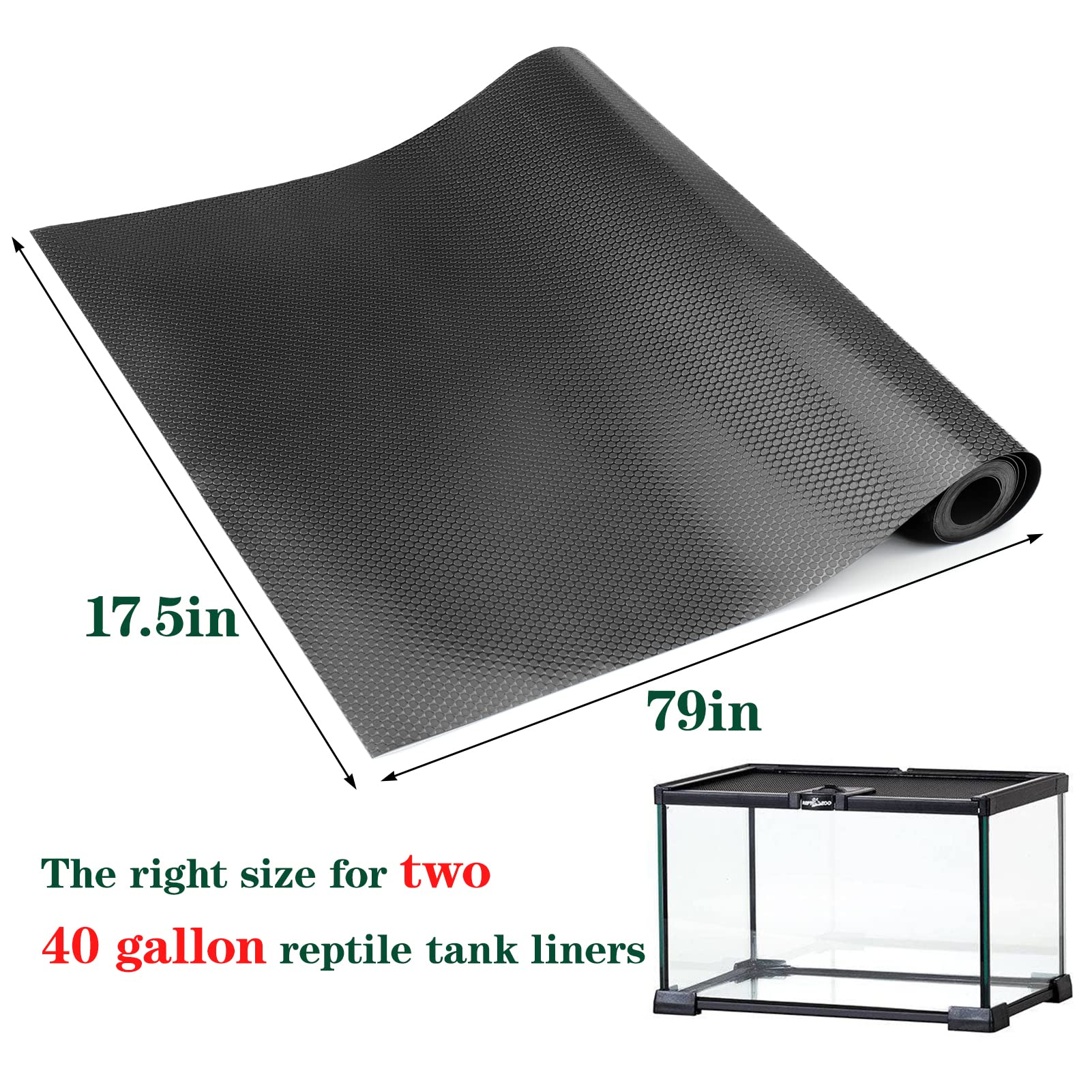 Vodolo tapis terrarium anti-glisse, confort et sécurité accrus.