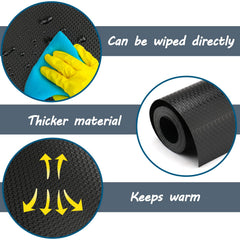 Vodolo tapis-terarium traction-antiderapante noir 118pouces, lutte contre les glissades.