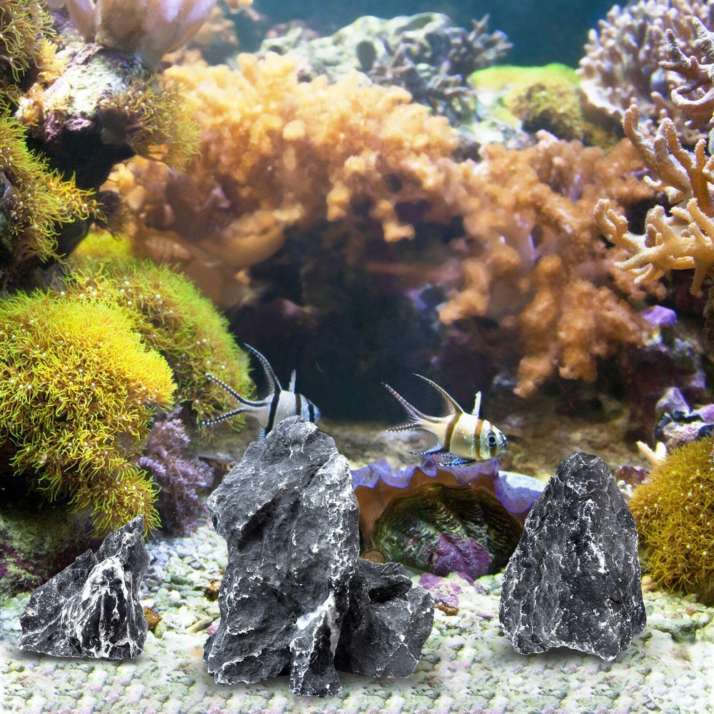 VOKOY Pierres Seiryu, idées de bricolage d'aquarium pour paysages naturels uniques.