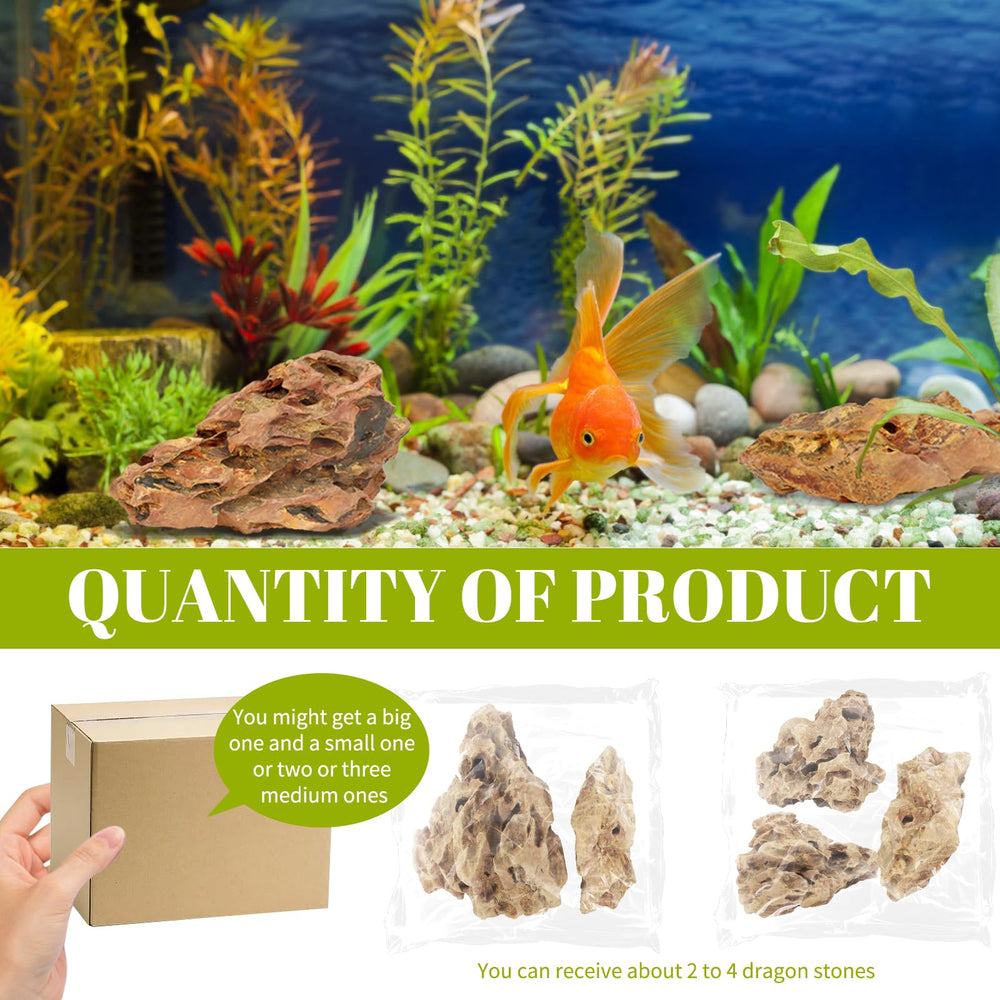 VOKOY roches dragon pour terrarium, design polyvalent et facile a disposer.