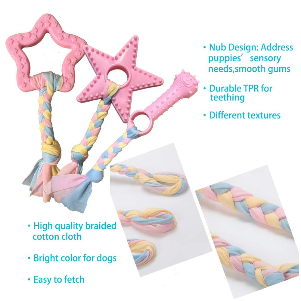 Volacopets beignet coussin peluche, jouet apaisant et amusant pour chiots.