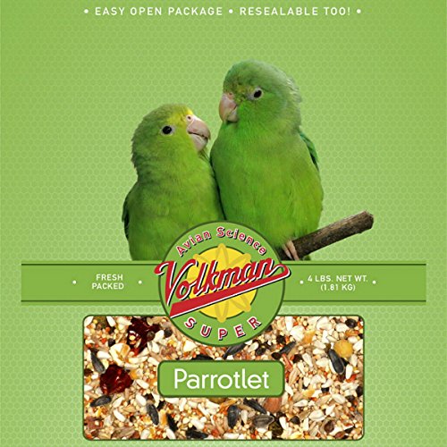 Volkman diète aviaire pour petit perroquet – sac nourriture, mélange naturel et nutritif