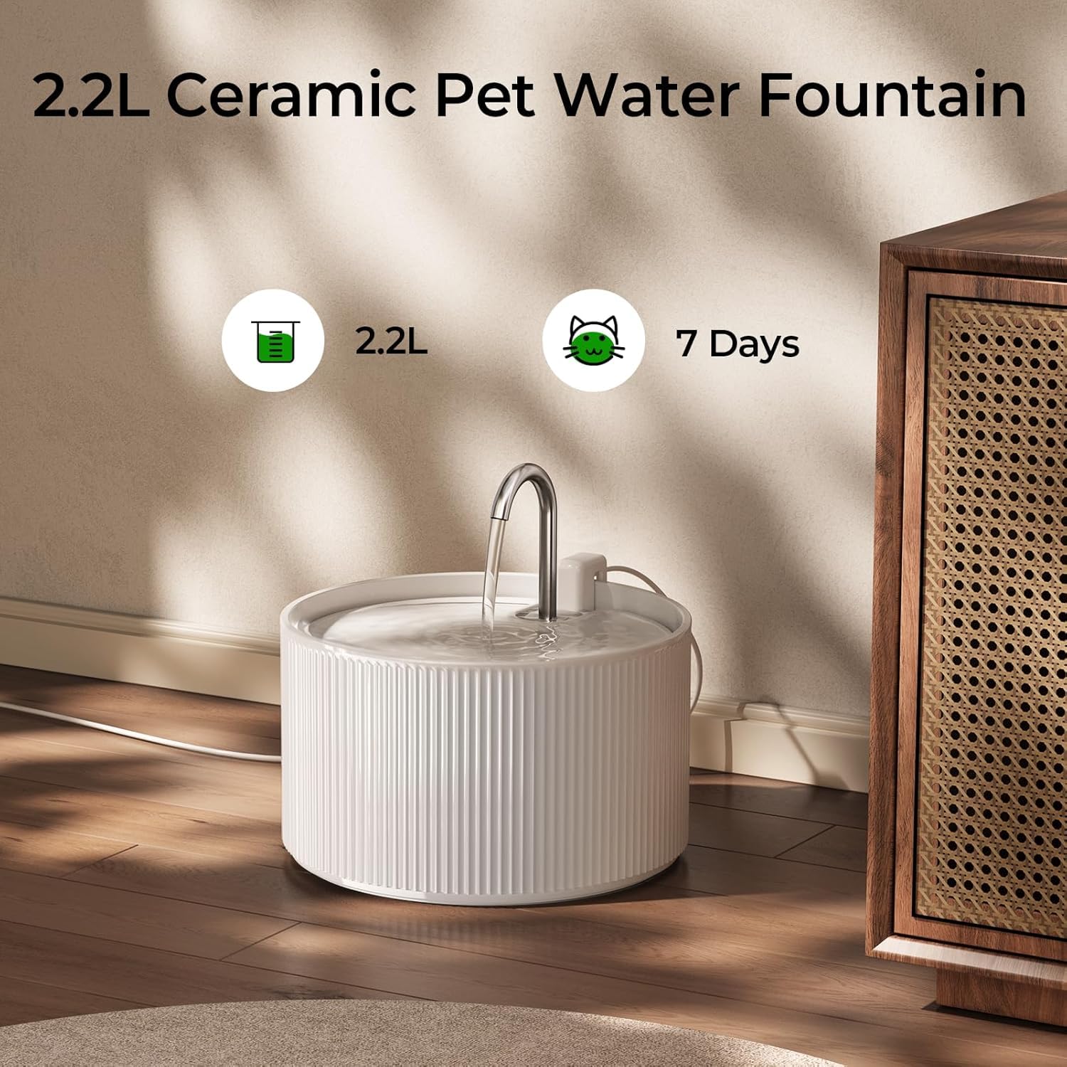 Utilisation en intérieur Voluas, parfaite pour chats domestiques.