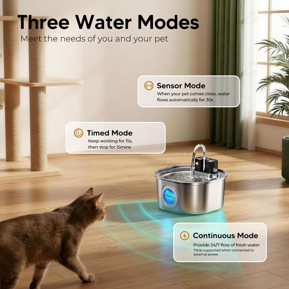 Fontaine Voluas filtration 4 couches pour eau plus propre.