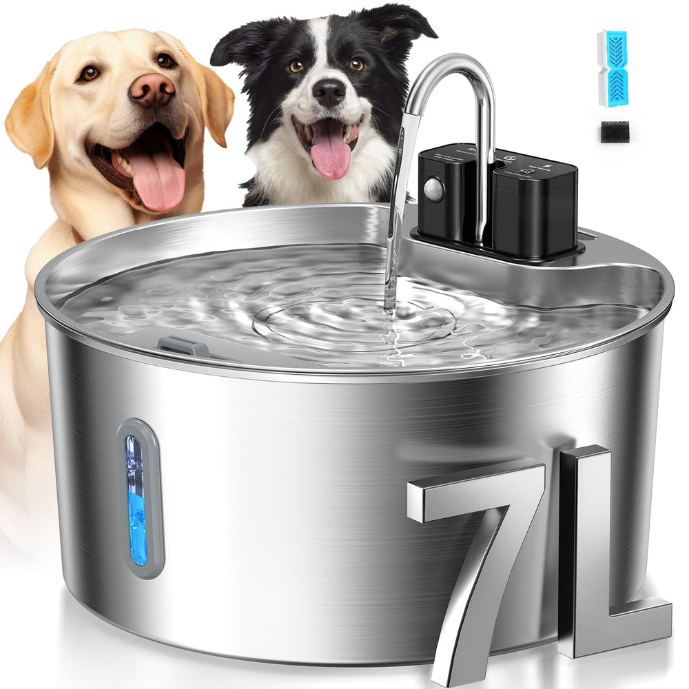 Voluas fontaine eau chien 7l – hydratation sans fil pratique.