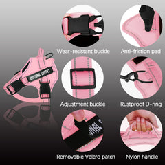 VOOPET harnais-service-chien-ajustable: ajustement rapide et confort.