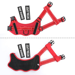 Harnais VOOPET service-chien insigne-amovible pour identification rapide