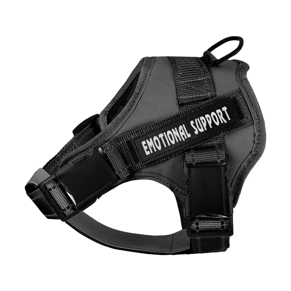 Harnais VOOPET Service Chien XXS, vue avant, confort accru lors des sorties