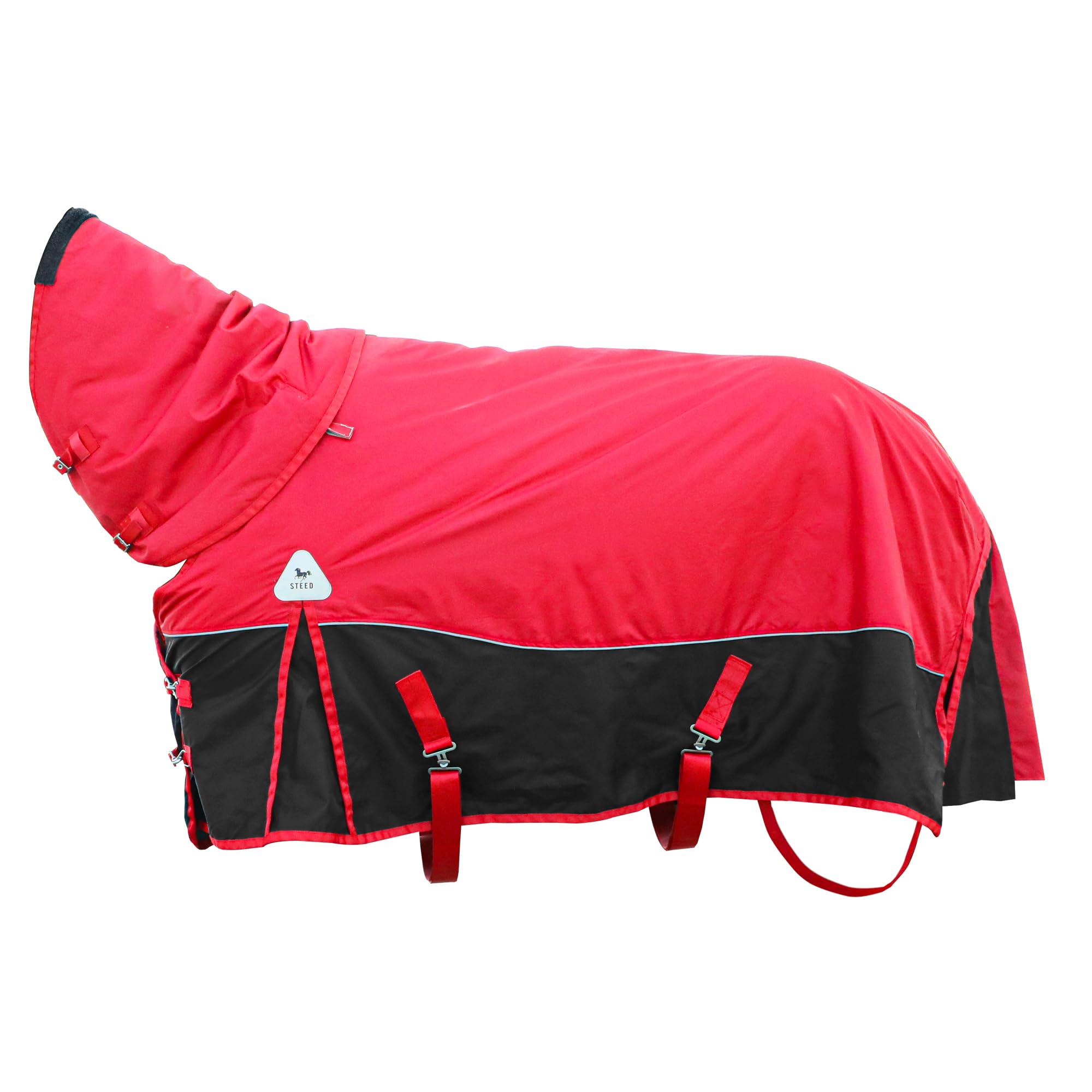 Vortexain coloris rouge et noir visibles et élégants.