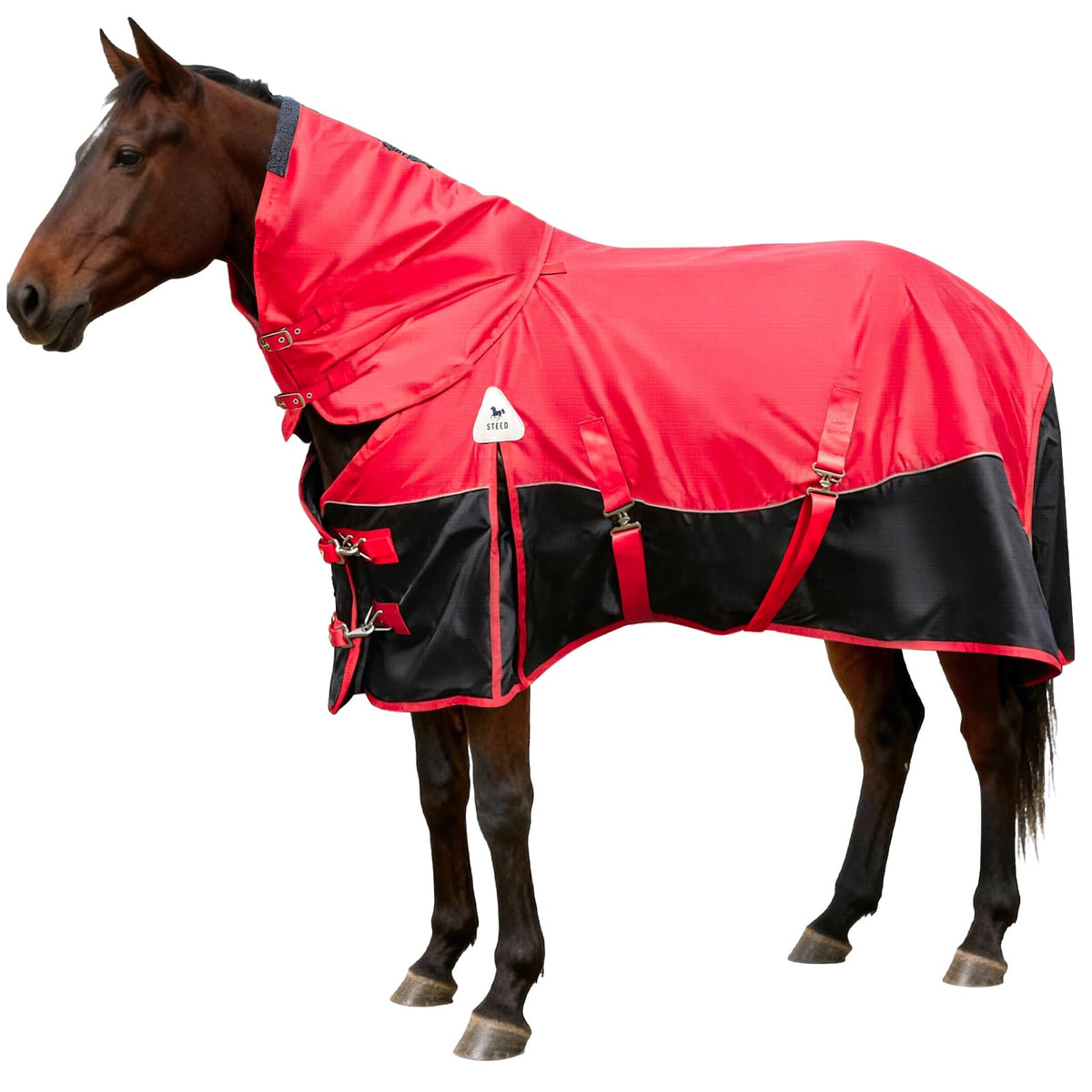 Vortexain couverture cheval hiver 81 pouces protection thermique extérieure.
