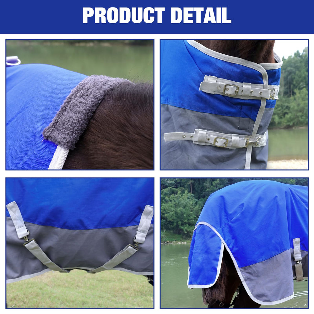Sangles et attaches fiables pour maintenir la couverture en place en extérieur.