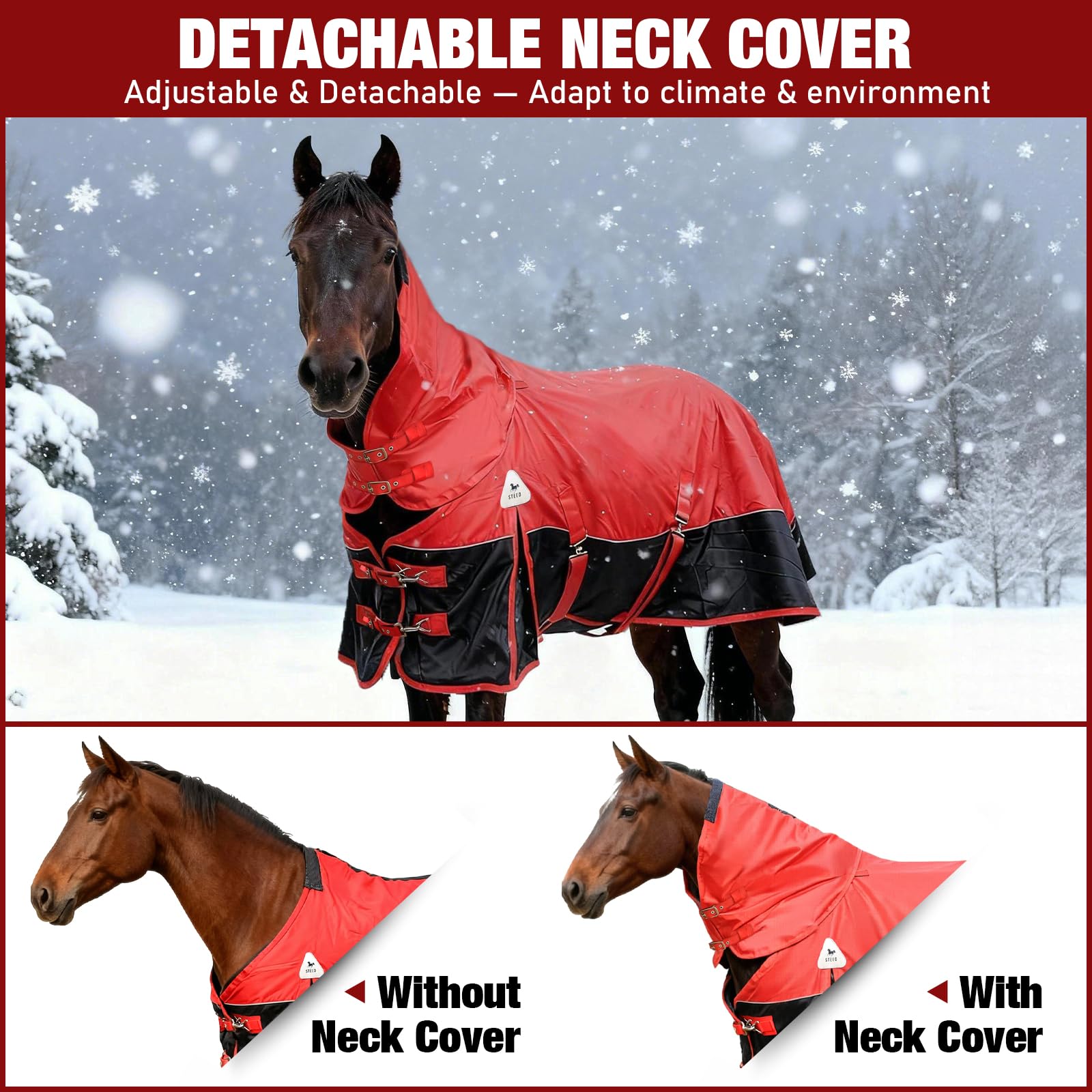 Vortexain tissu 1600D imperméable et robuste pour l'extérieur.
