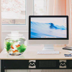 VOSAREA bol poisson desktop crée une ambiance calme sur le bureau