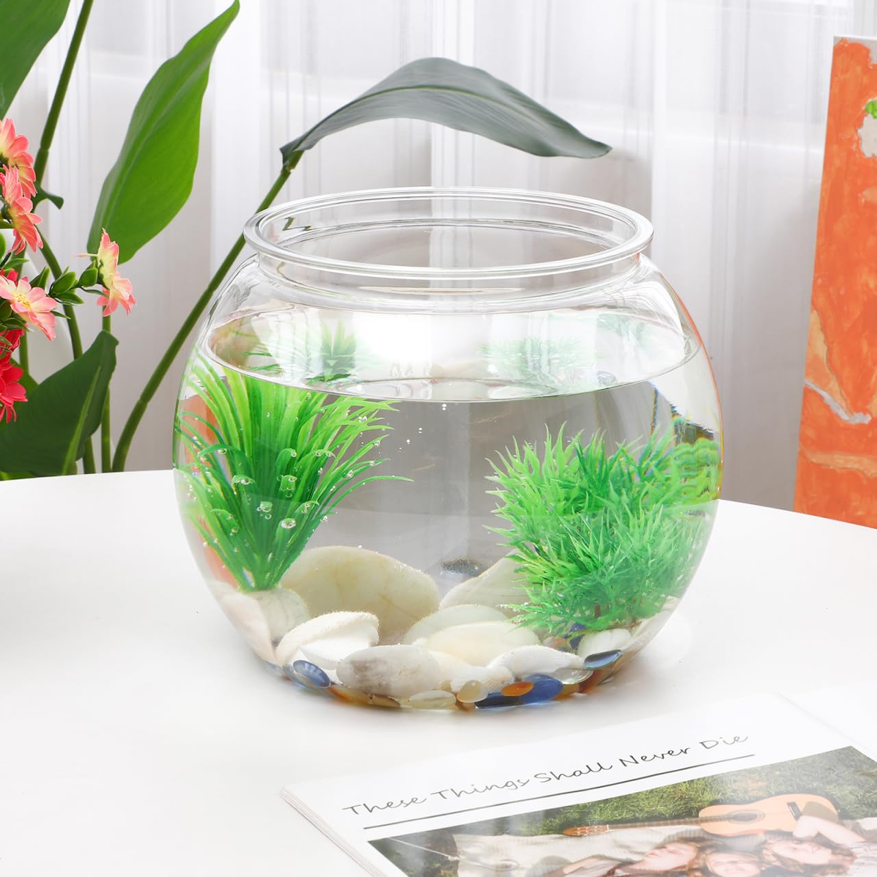 VOSAREA bol poisson mini-écosystème facile à entretenir et élégant
