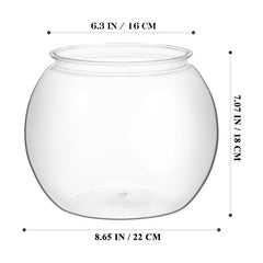 VOSAREA bol poisson plastique centre-de-table offre une touche décorative lumineuse et apaisante