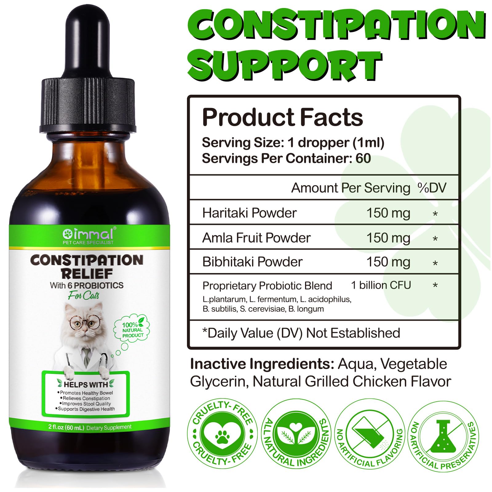 VOSIFSDIY Chat ingrédients naturels – formule sans additifs artificiels