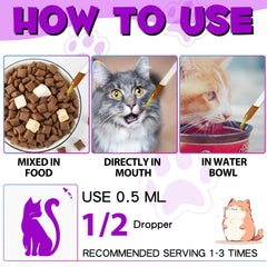 VOSIFSDIY compte-gouttes-chat dose précise – administration simple pour votre chat.