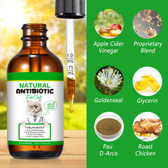 Vosifsdiy ingrédients herbaux chat, sans additifs artificiels pour le bien-être.
