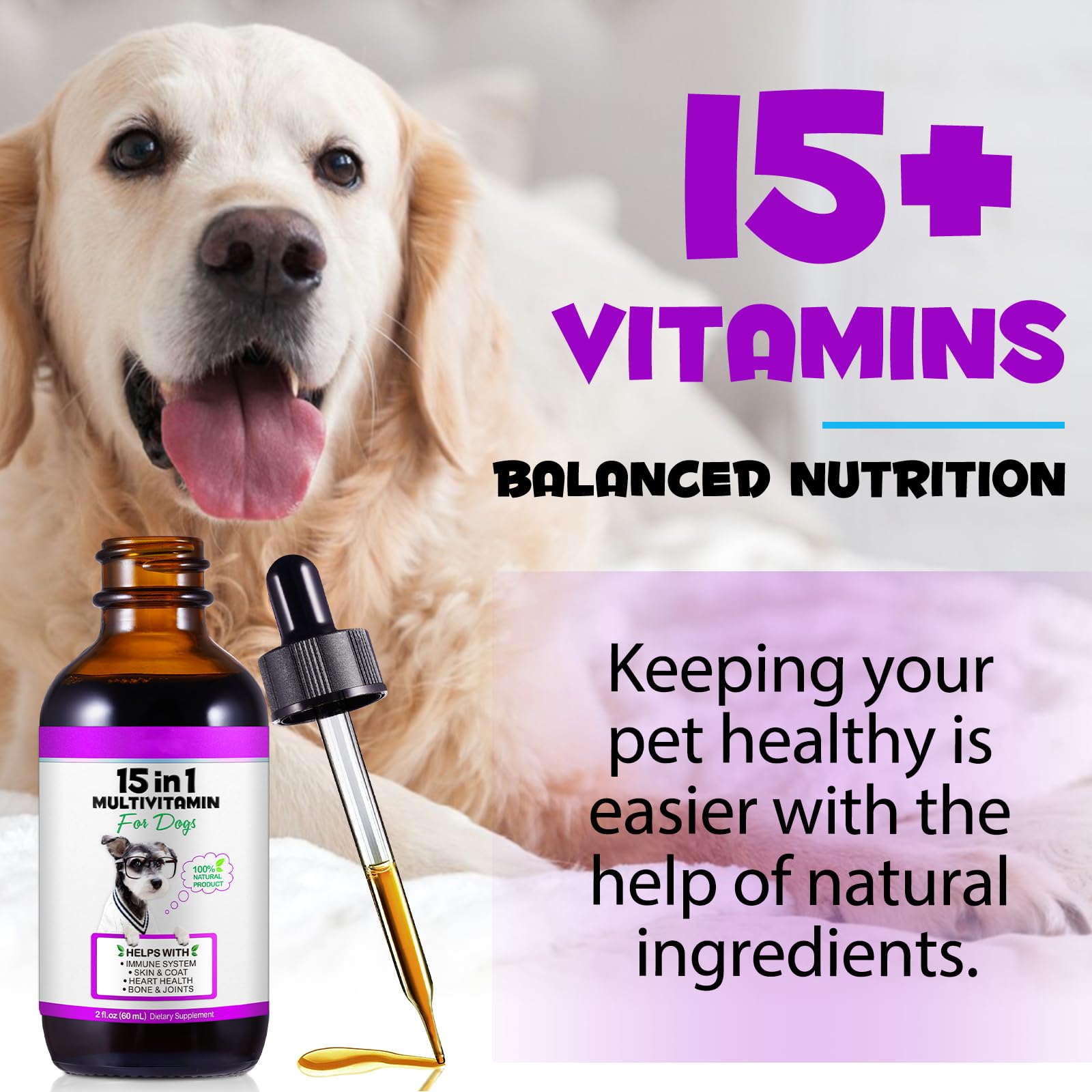 VOSIFSDIY Multivitamine Chien - articulations: mobilité accrue et confort potentiel