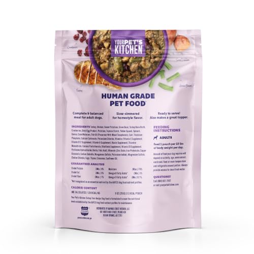 Votre Cuisine Animaux - repas-complet-equilibre-9oz, plat principal nutritif.
