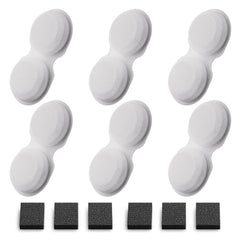 Filtre charbon actif Vouaaood pour fontaine chat 2,4 L, capture les odeurs et impuretés.