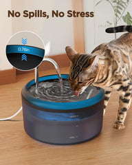 Pompe tranquille VOUAAOOD, fonctionnement silencieux pour le confort du chat.