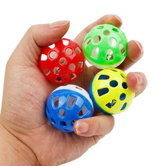 Balle-cloche jaune VOVIGGOL pour chat, parfaite pour jeux intérieurs
