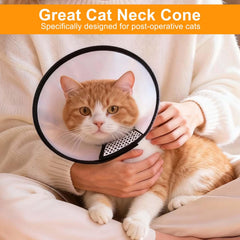 VOVIGGOL cône chat ajustable boutons – maintien fiable