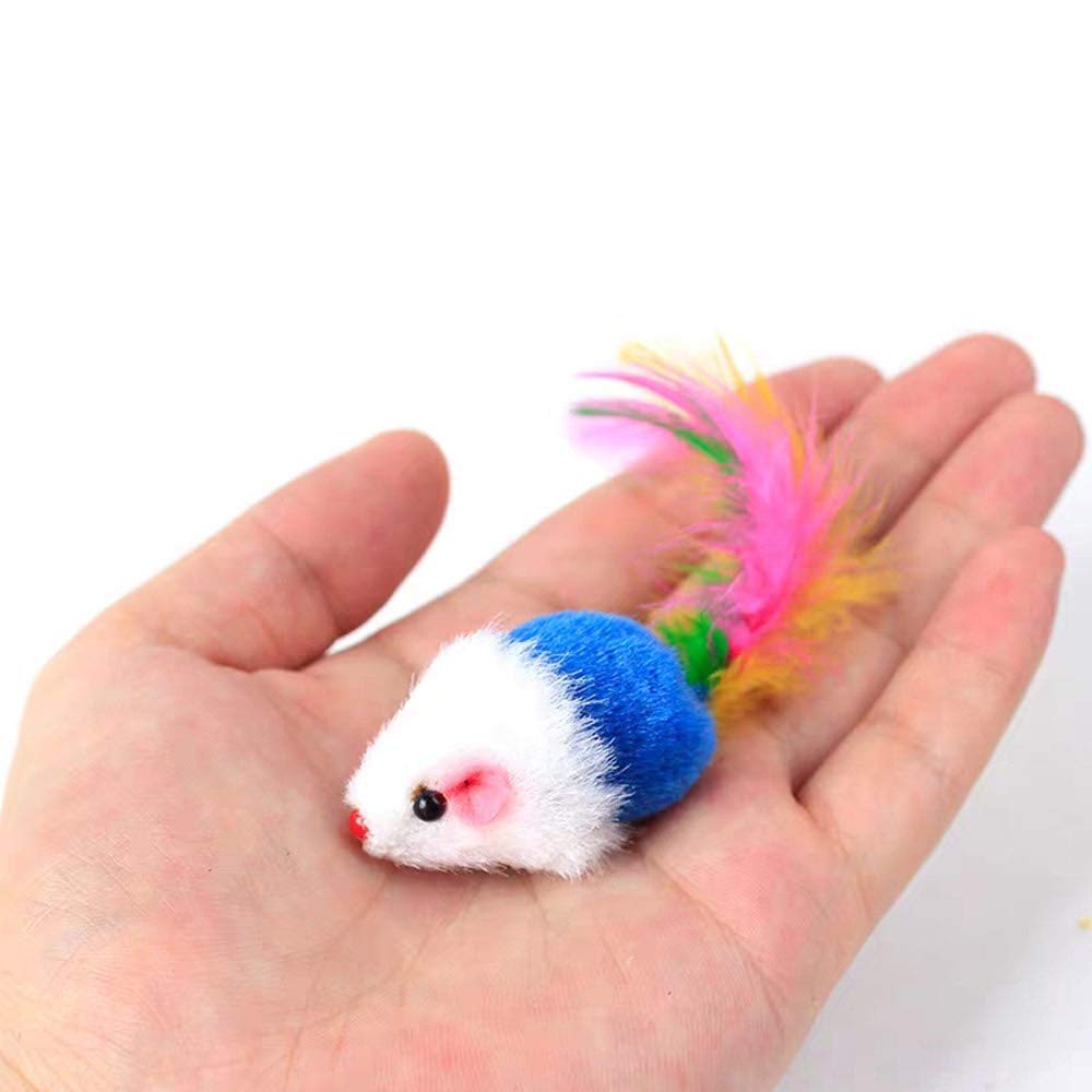 Taille du corps 2x1x1 pouce des souris VOVIGGOL, parfaite pour jeux courts.