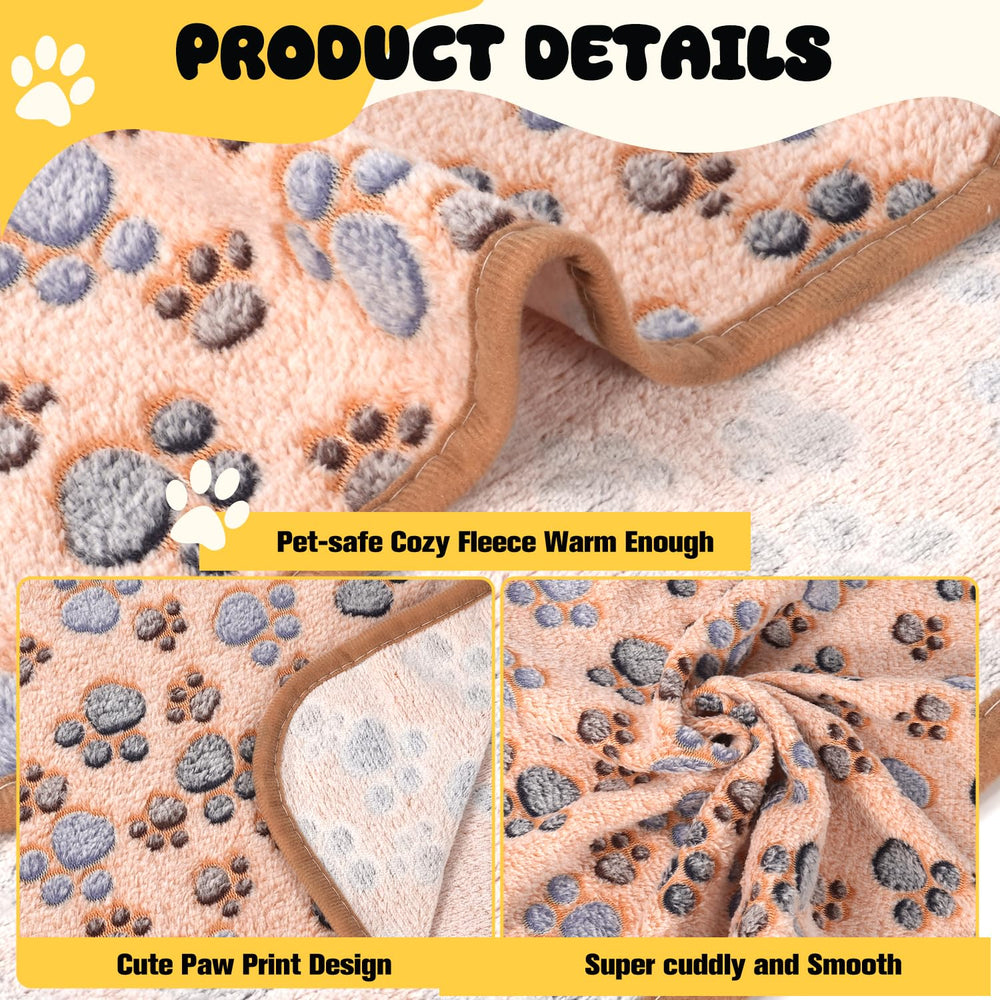 Vowanop-couverture-chien-chat-23x16-velours-coral: douce et résistante, pratique au quotidien.