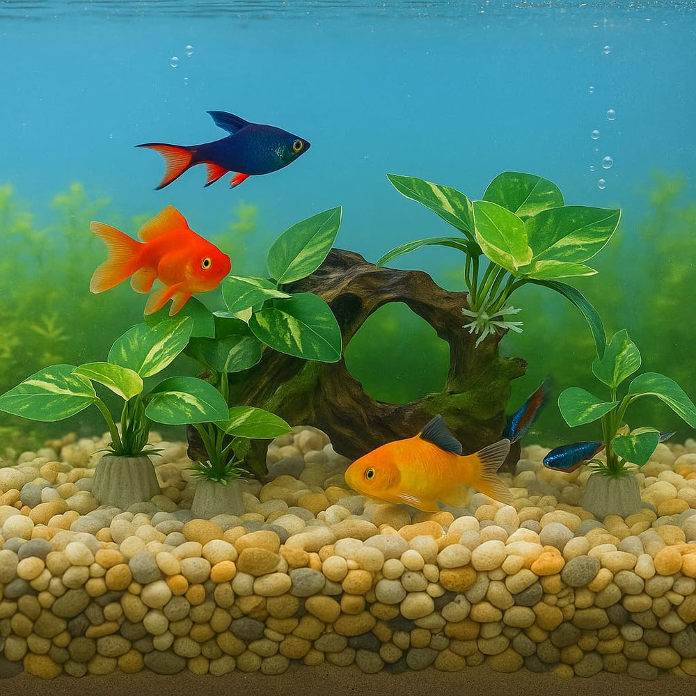 Vtapliea Déco polyvalent: convient à divers aquariums et terrariums.