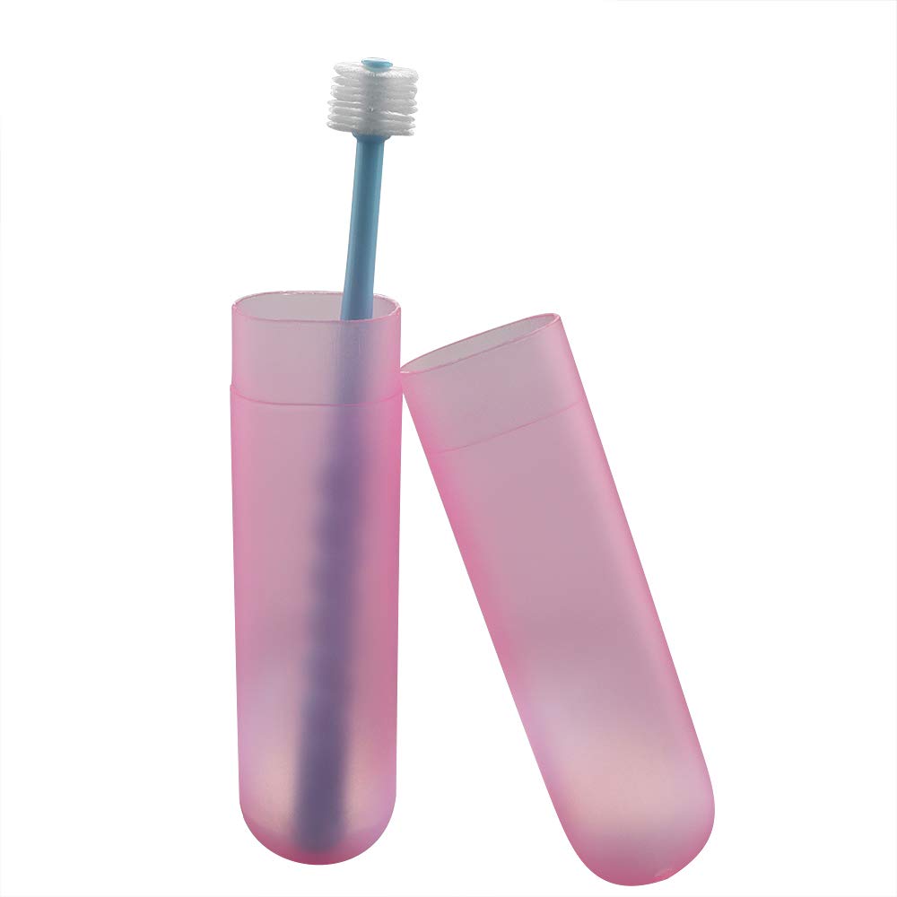 Emballage VTurboWay: deux brosses et boîtes colorées.