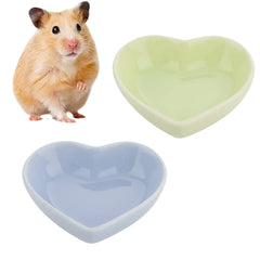 Bol en céramique VTurboWay pour hamster, anti-renversement vert offrant stabilité au repas